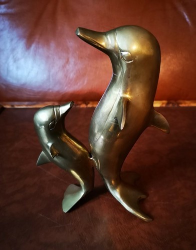 Vintage statue dauphin - vintage,