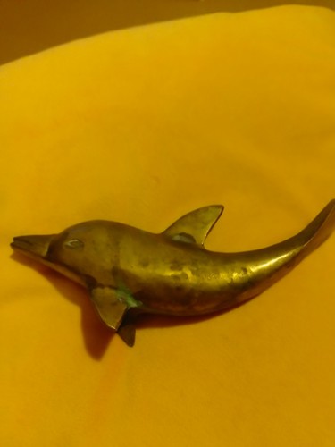 Figurine vintage dauphin en - figurine,